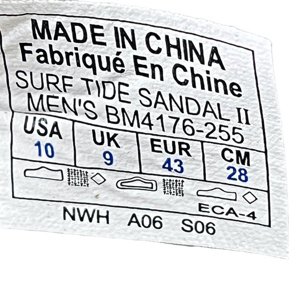 Columbia Men's Surf Tide Sandals II Sporty Ankle Strap Hiking Fishing Shoes 10 - Picture 14 of 16